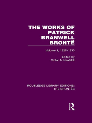 cover image of The Works of Patrick Branwell Brontë